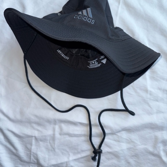 Adidas Charcoal Wide-Brim Hat - Picture 1 of 2